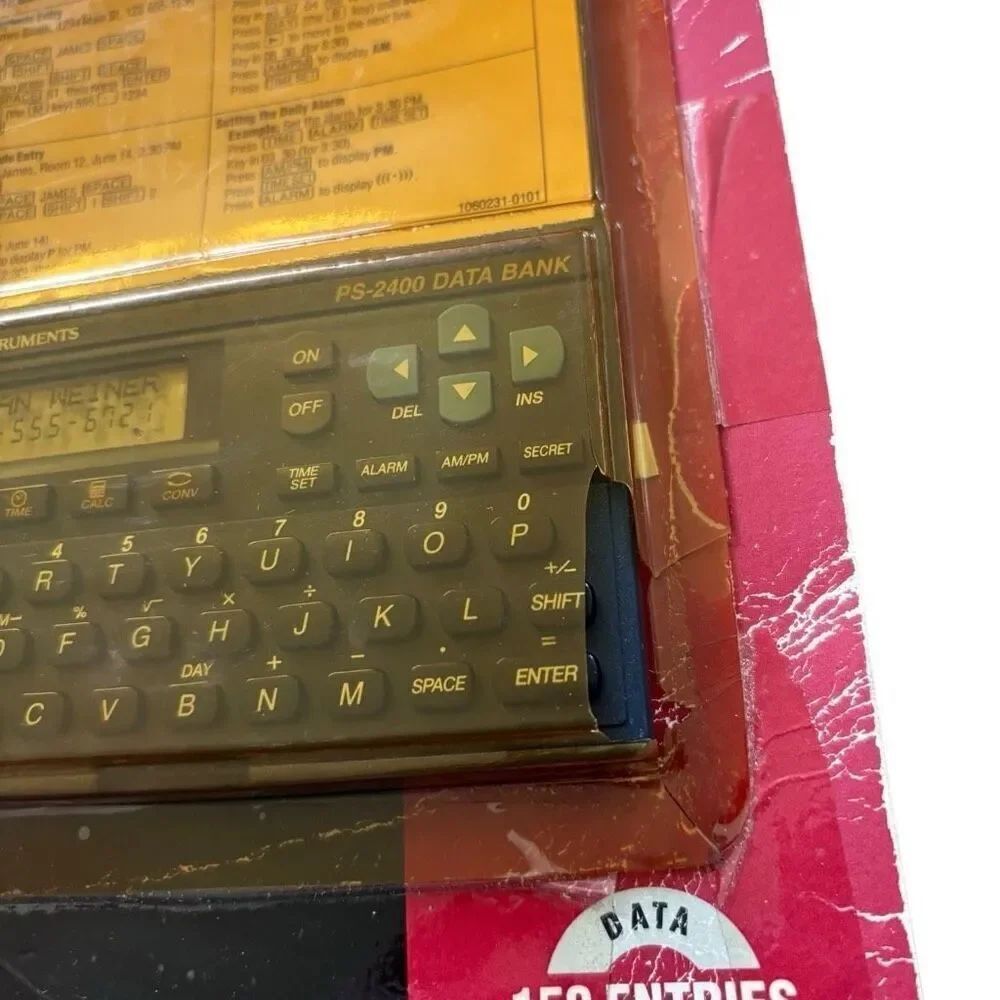 Texas Instruments PS-2400 Data Bank *New, Read* - Picture 2 of 5